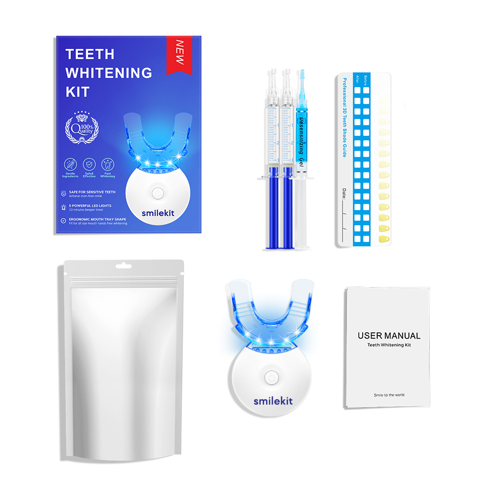 Teeth Whitening Kit - 5X LED L - đánh giá và giá Teeth Whitening Hismile