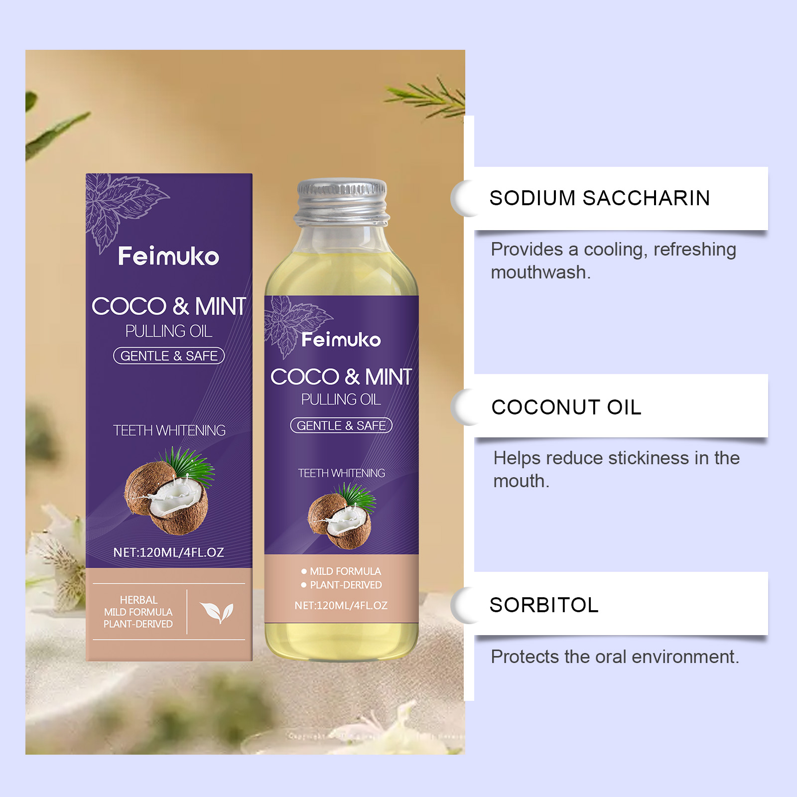 Coconut Oil Peppermint Pulling - đánh giá và giá Teeth Whitening With Coconut Oil