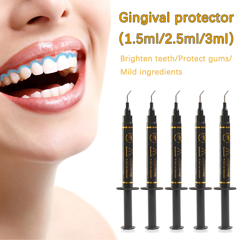 1.5/2.5/3ML Dental Syringe Gum - đánh giá và giá Teeth Whitening Gingival Barrier