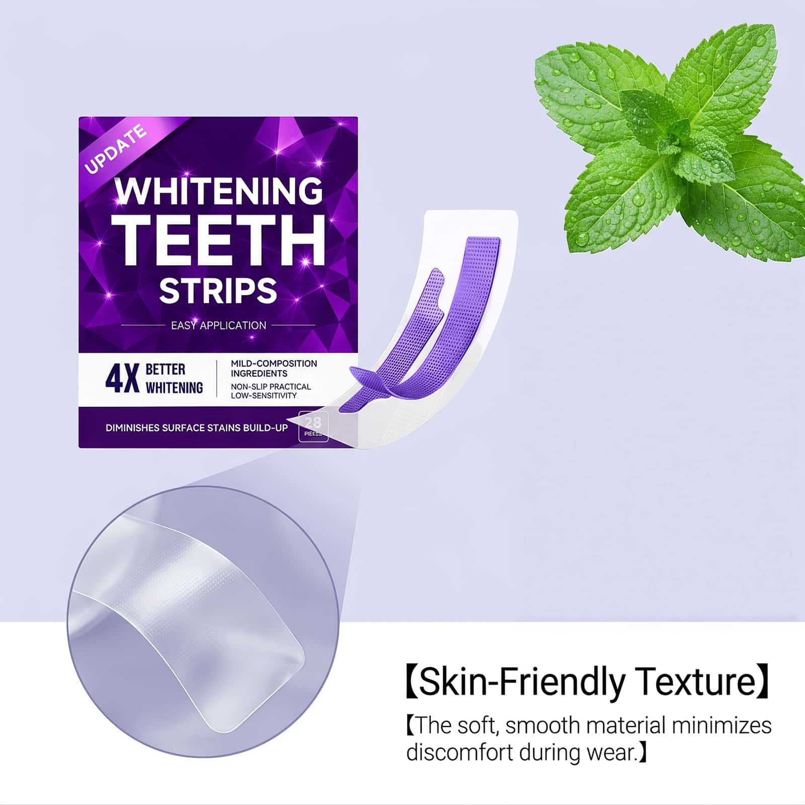 Purple Teeth Whitening Strips  - đánh giá và giá Teeth Whitening Gel Refills