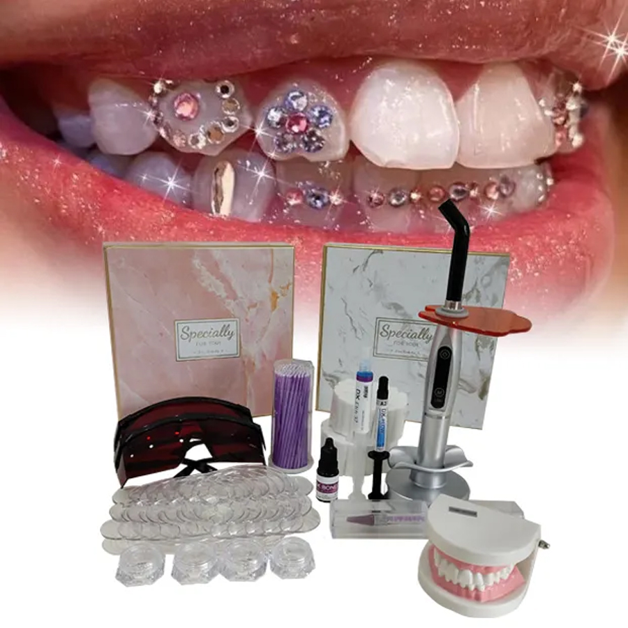 Professional Tooth Gem Kit Ful - đánh giá và giá Tooth Gem Kit
