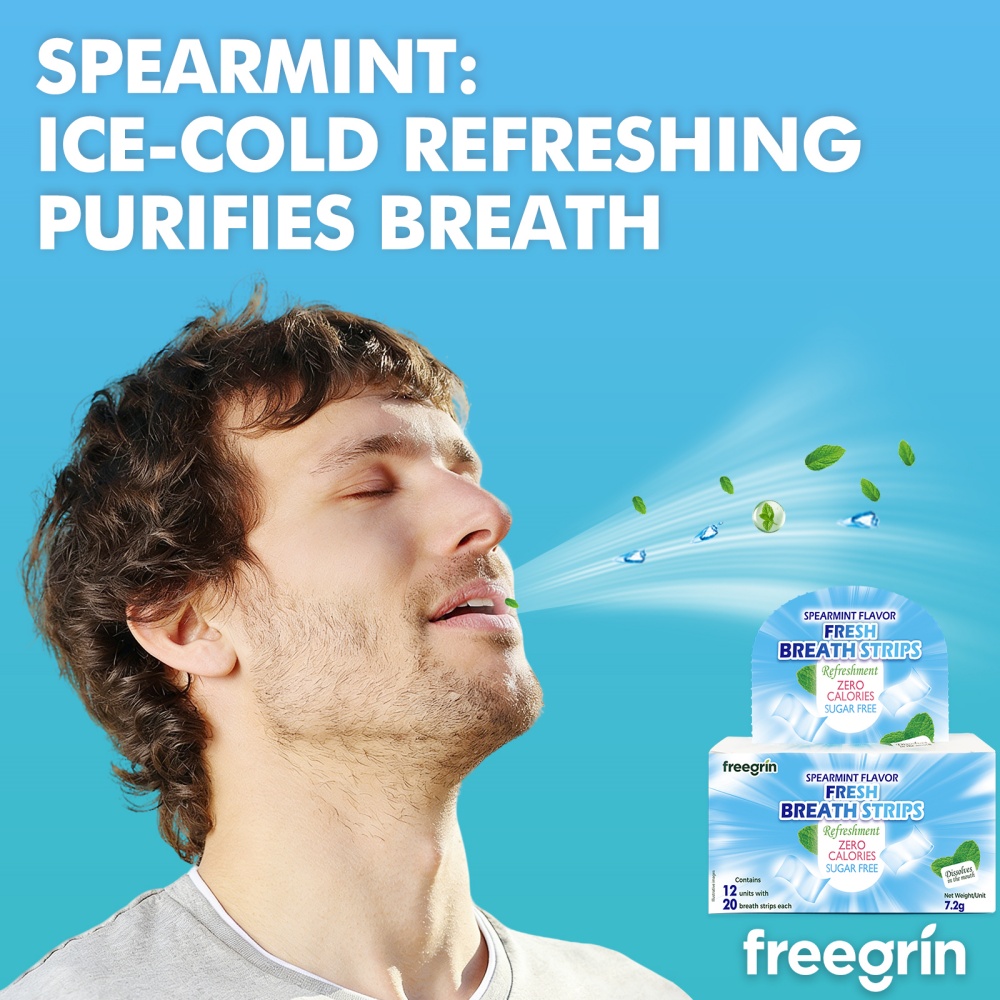 FREEGRIN Spearmint Flavored Fr - đánh giá và giá Teeth Whitening Fast