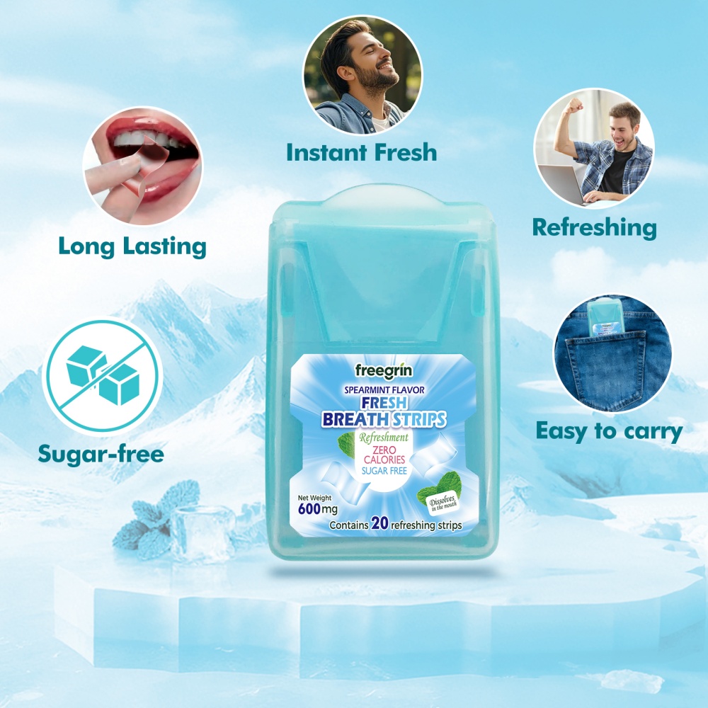 FREEGRIN Spearmint Flavored Fr - đánh giá và giá Teeth Whitening Fast