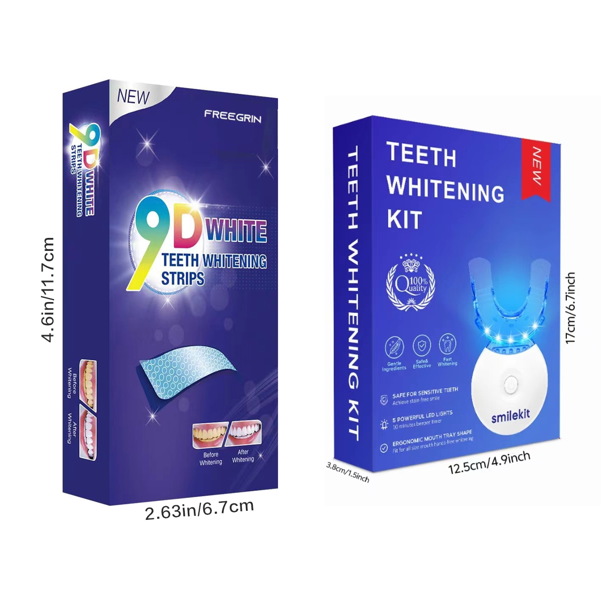 Teeth Whitening Kit - 5X LED L - đánh giá và giá Teeth Whitening Hismile
