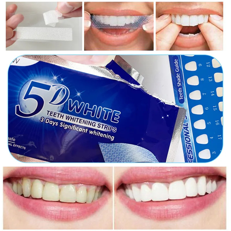 1-12pcs 5D Whitening Teeth Sti - đánh giá và giá Teeth Whitening Hismile