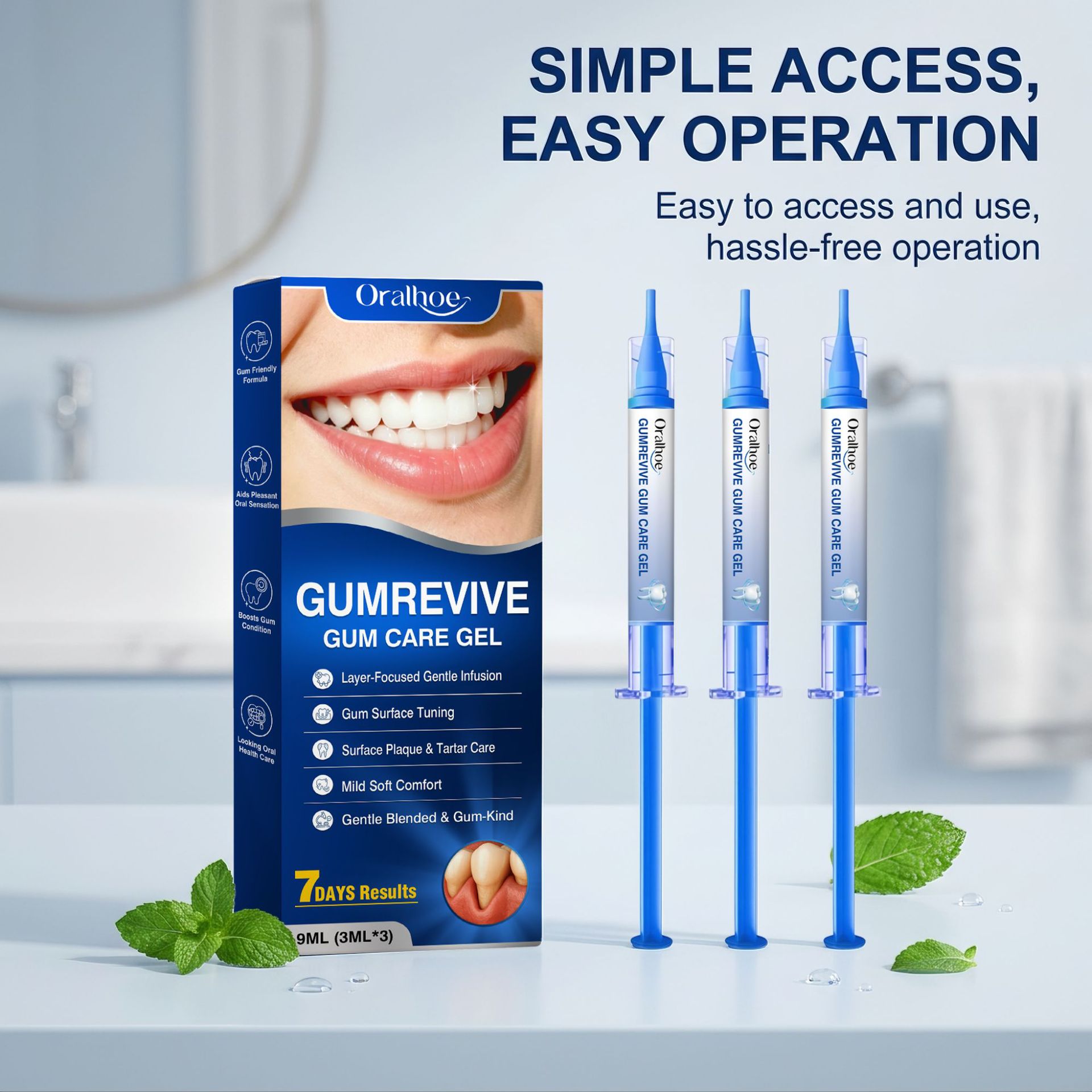 Oral Care Gel 3Pcs Gum Cleanin - đánh giá và giá Teeth Whitening From Home