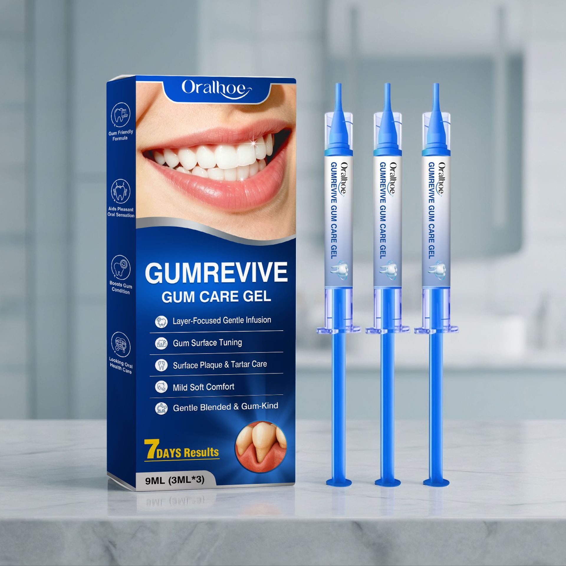 Oral Care Gel 3Pcs Gum Cleanin - đánh giá và giá Teeth Whitening From Home