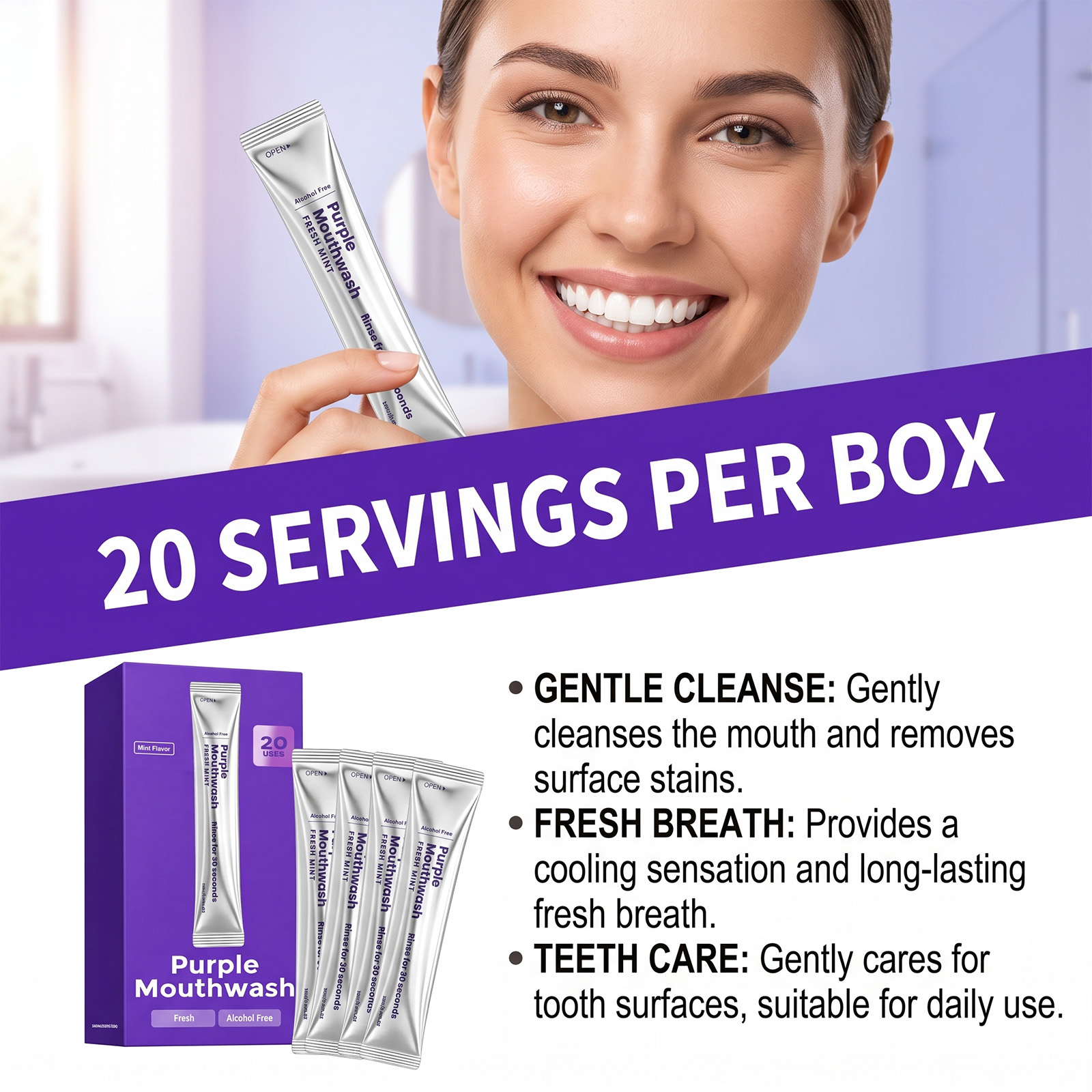20 Pack Instant Whitening Mout - đánh giá và giá Teeth Whitening Fast