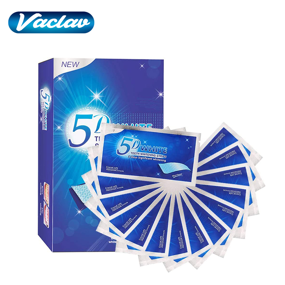 Bộ 7 Đôi Tất 5D Gel Làm Trắng  - đánh giá và giá Teeth Whitening Gel Refills
