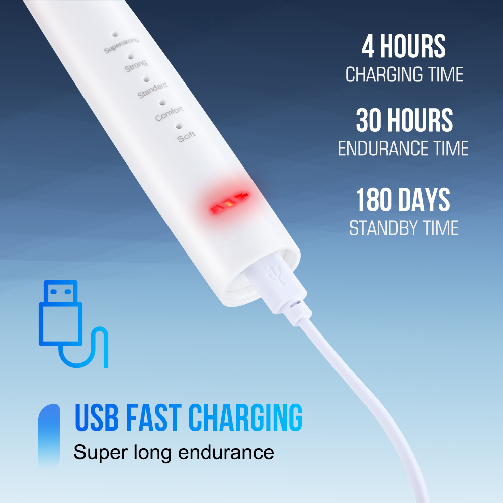 Electric Sonic Rechargeable To - đánh giá và giá Teeth Whitening Fast